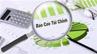 Báo cáo tài chính quý III năm 2018