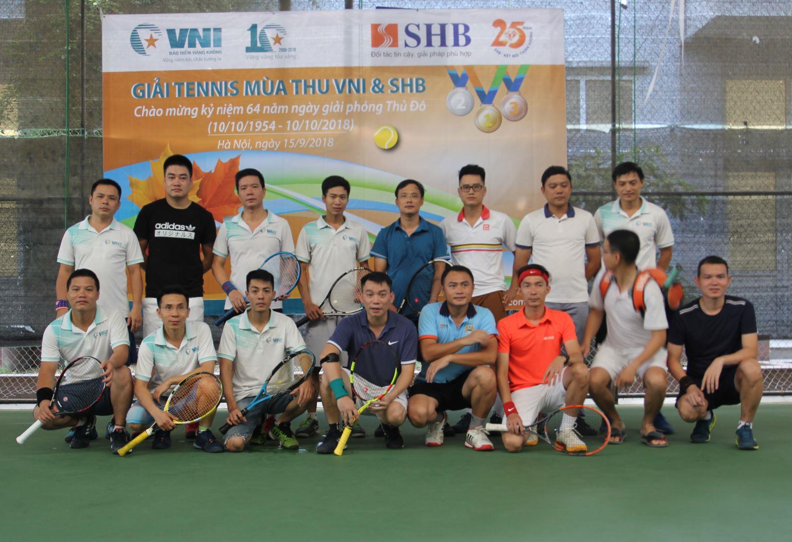 VNI & SHB tổ chức giải tennis mùa thu 2018