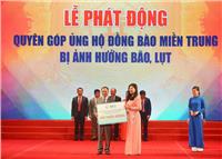 VNI ỦNG HỘ 500 TRIỆU ĐỒNG CHUNG TAY CÙNG ĐỒNG BÀO MIỀN TRUNG KHẮC PHỤC HẬU QUẢ MƯA LŨ
