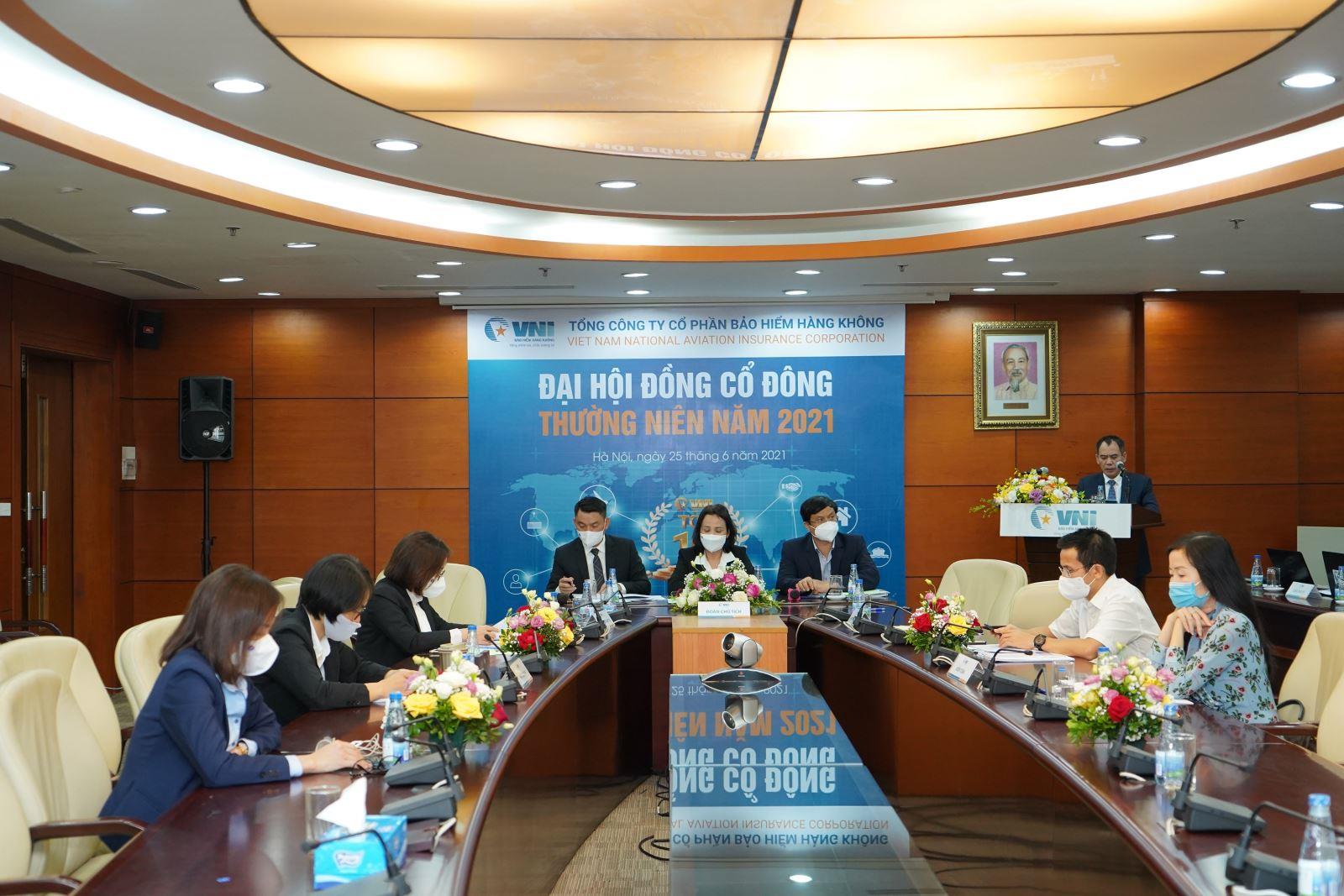VNI TỔ CHỨC THÀNH CÔNG ĐẠI HỘI ĐỒNG CỔ ĐÔNG THƯỜNG NIÊN NĂM 2021: MỤC TIÊU TOP 10 DNBH LỚN NHẤT