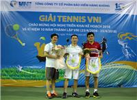 VNI tổ chức Giải tennis chào mừng Hội nghị tổng kết