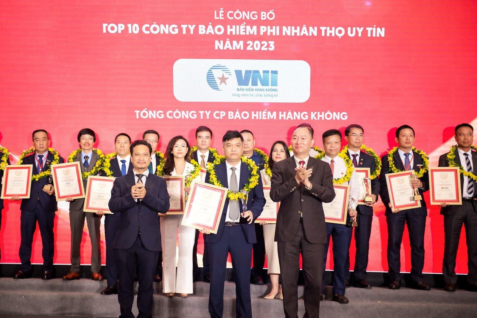 VNI VƯƠN LÊN TOP 8 CÔNG TY BẢO HIỂM PHI NHÂN THỌ UY TÍN 2023