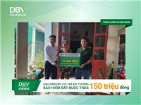 DBV  CHI TRẢ 150 TRIỆU ĐỒNG QUYỀN LỢI BẢO HIỂM TNDS TẠI HẬU GIANG