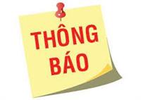 Thông báo chốt danh sách cổ đông tham dự họp ĐHĐCĐ thường niên năm 2017