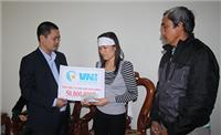 VNI thăm hỏi các gia đình bị tai nạn giao thông tại Thái Bình