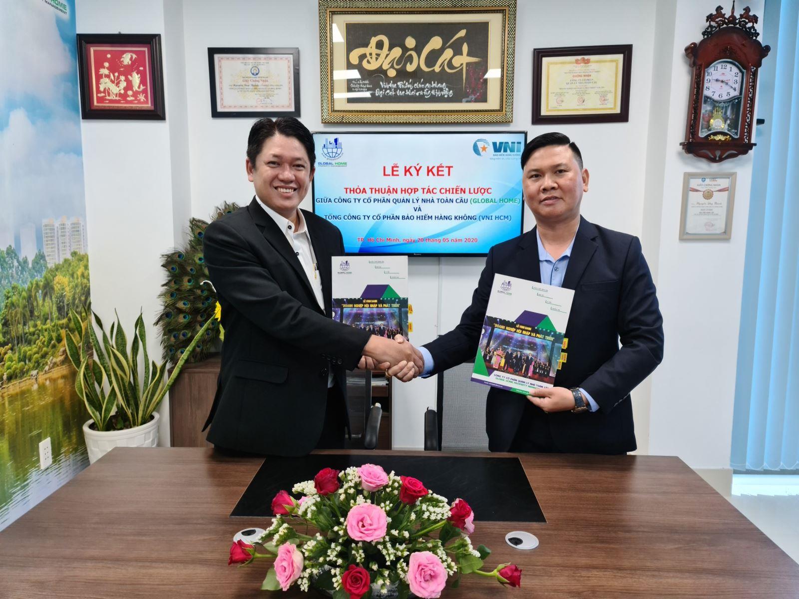 Bảo hiểm Hàng không (VNI) & Global Home ký kết thỏa thuận hợp tác chiến lược phân phối bảo hiểm cho cư dân sống tại chung cư