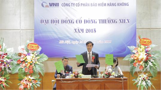 ĐẠI HỘI ĐỒNG CỔ ĐÔNG THƯỜNG NIÊN VNI 2015: KỲ VỌNG VÀ TƯƠNG LAI 