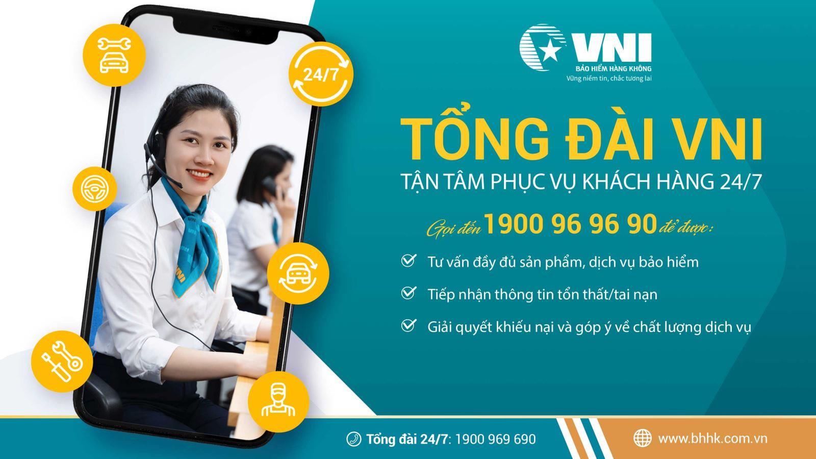 TỔNG ĐÀI VNI SẴN SÀNG PHỤC VỤ KHÁCH HÀNG 24/7
