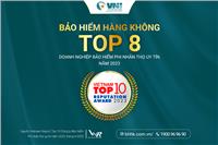 VNI VƯƠN LÊN TOP 8 DOANH NGHIỆP BẢO HIỂM PHI NHÂN THỌ UY TÍN NĂM 2023