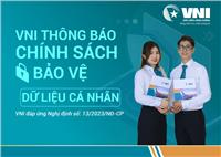 VNI THÔNG BÁO CHÍNH SÁCH BẢO VỆ DỮ LIỆU CÁ NHÂN