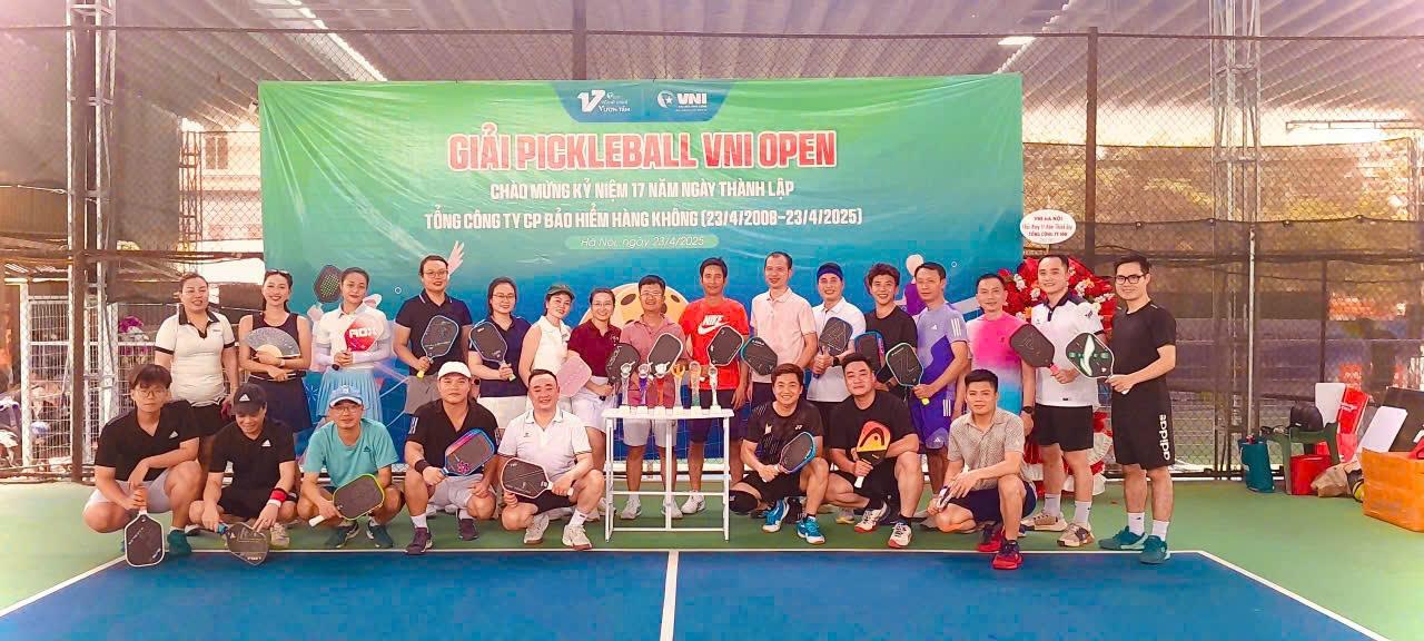 Giải Pickleball VNI OPEN 2025- Gắn kết tinh thần, lan tỏa sức trẻ nhân kỷ niệm 17 năm thành lập VNI