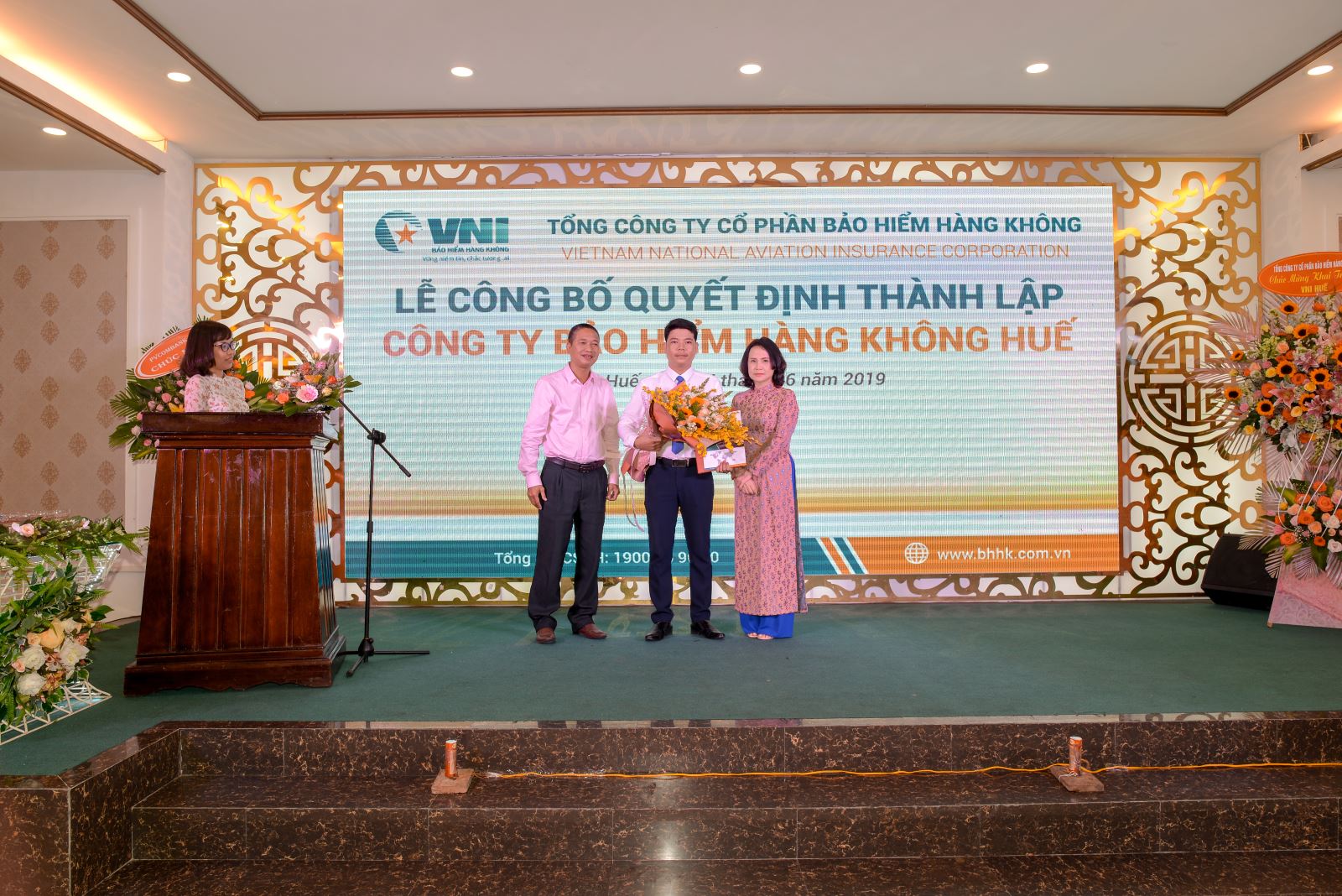 Bảo hiểm Hàng không (VNI) công bố Quyết định thành lập VNI Huế 1