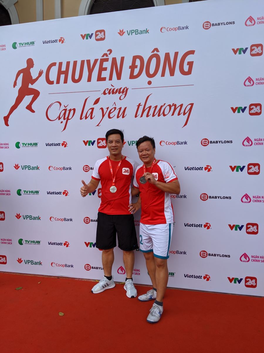 VNI ủng hộ và tham gia giải chạy chuyển động cùng cặp lá yêu thương 2