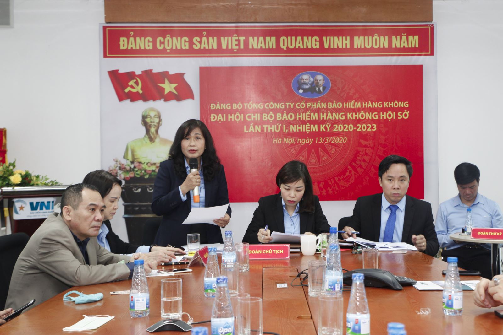 Đại hội Chi bộ Bảo hiểm Hàng không Hội sở, lần thứ I, nhiệm kỳ 2020-2023