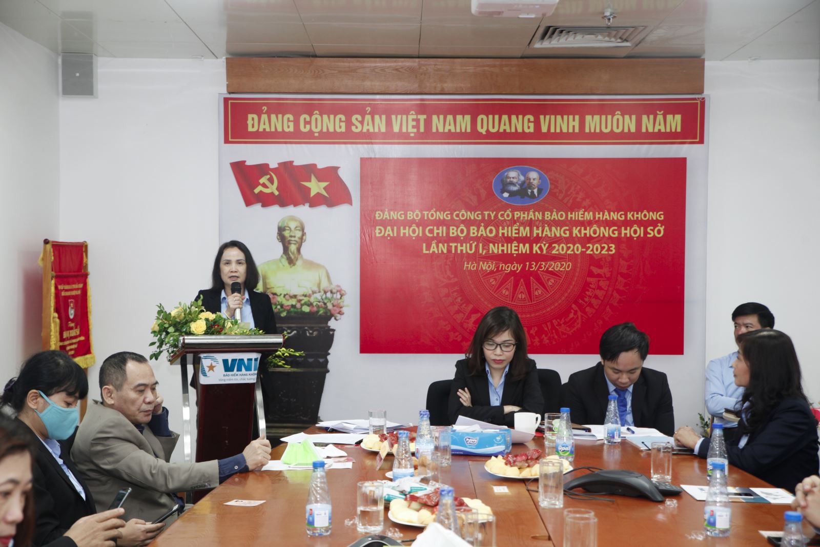 Đại hội Chi bộ Bảo hiểm Hàng không Hội sở, lần thứ I, nhiệm kỳ 2020-2023